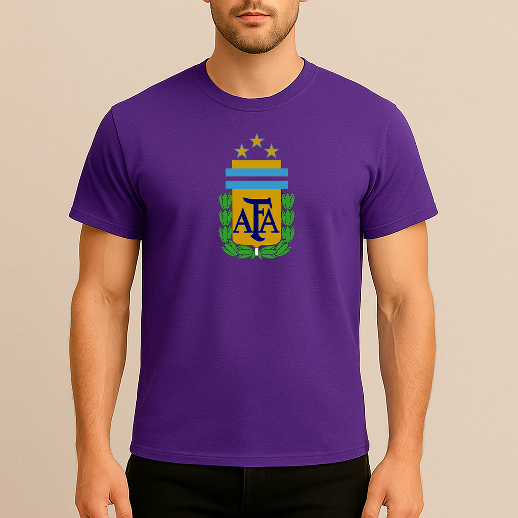 Men's Argentina National Soccer Team Cotton T-Shirt