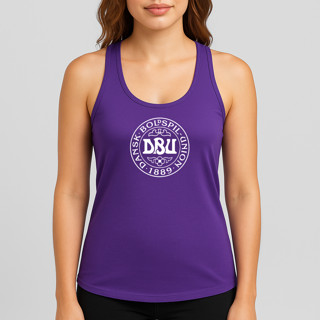 Women's Denmark Soccer Racerback Tank Top