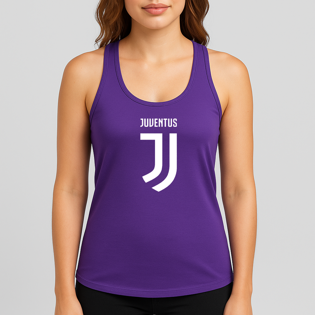 Women's Juventus Soccer Racerback Tank Top