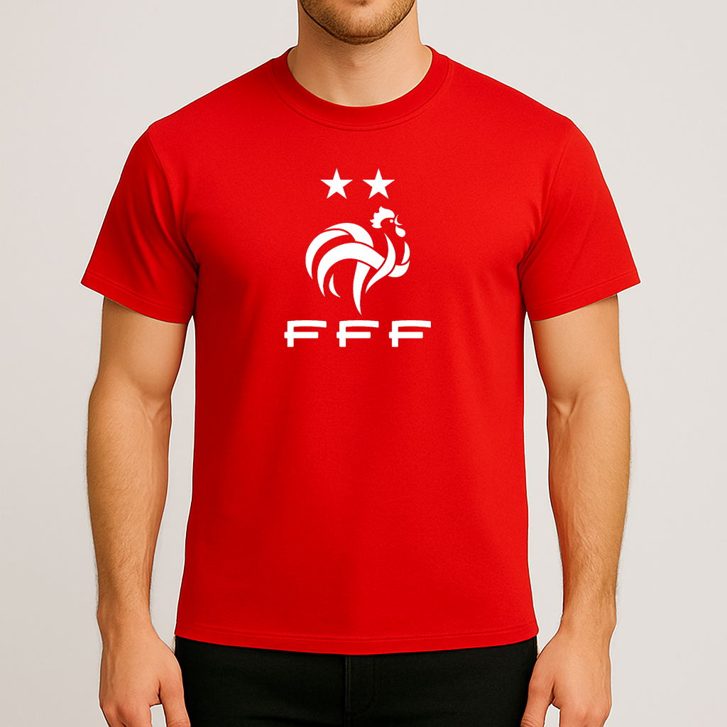 Men's France Soccer Cotton T-Shirt