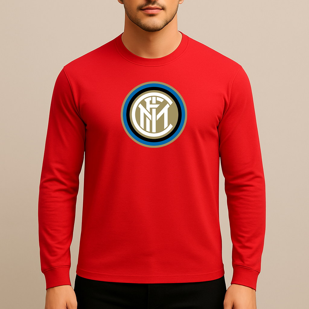 Men's Inter Milan Soccer Long Sleeve T-Shirt