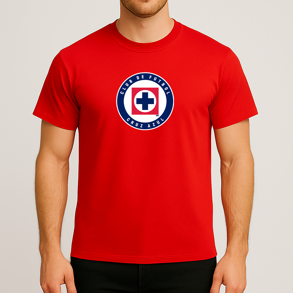 Men's Cruz Azul Football Club Cotton T-Shirt