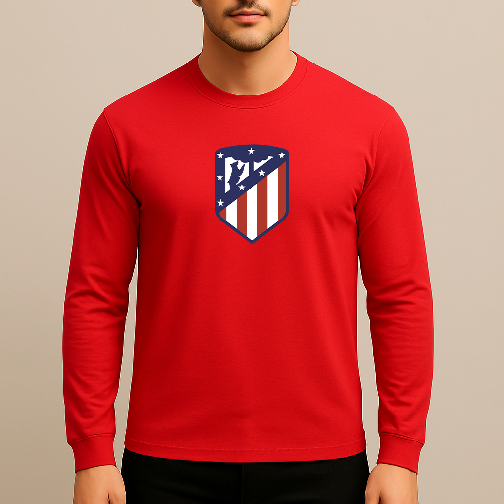 Men's Atletico Madrid FC Long Sleeve T-Shirt