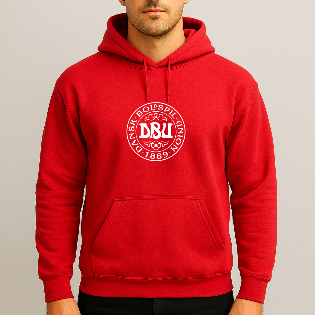 Men's Denmark Soccer Pullover Hoodie