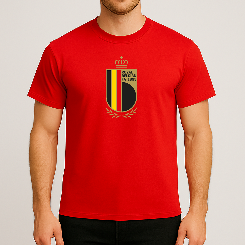 Men's Belgium National Soccer Team Cotton T-Shirt