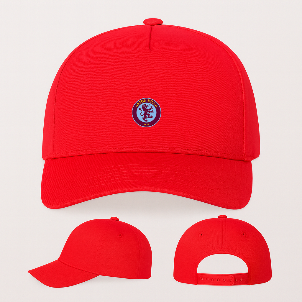 Aston Villa FC Five Panel Twill Snapback Cap