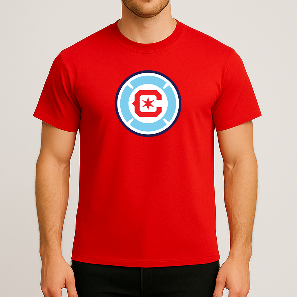 Men's Chicago Fire Soccer Cotton T-Shirt