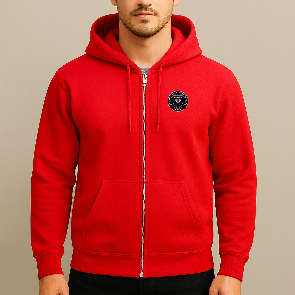 Men's Inter Miami FC Zipper Hoodie