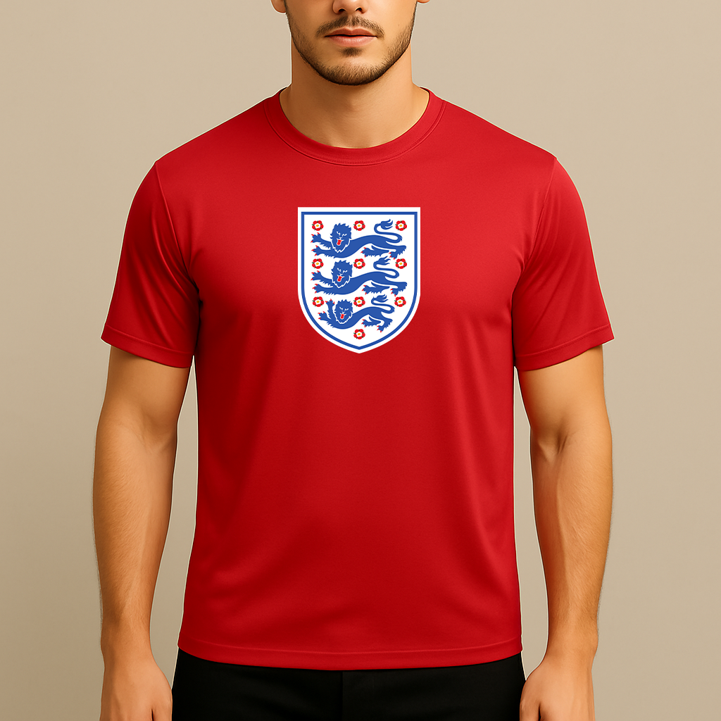 Men's England National Football Team Polyester T-Shirt
