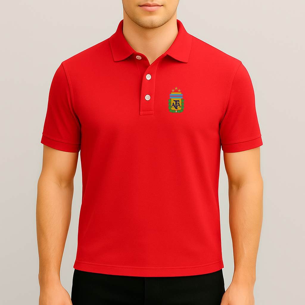 Men's Argentina National Soccer Team Dry Blend Polo