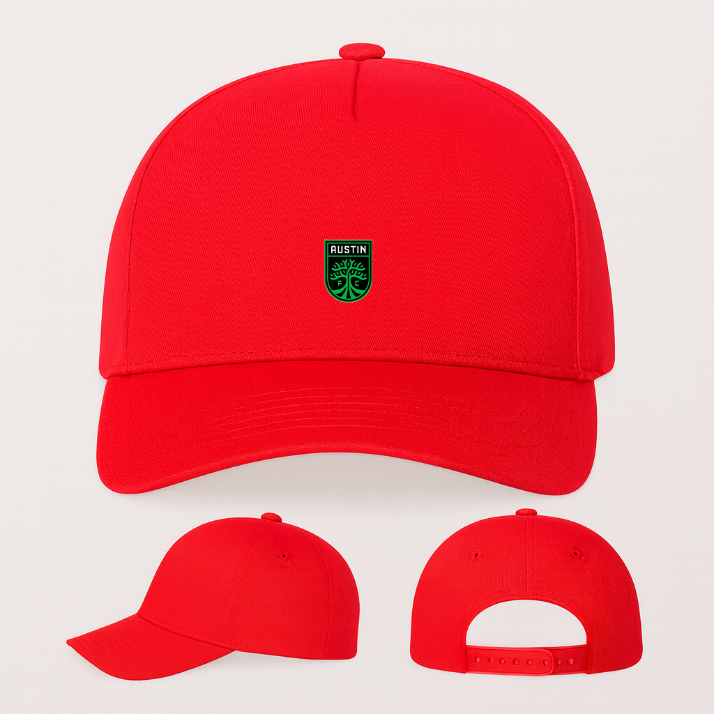 Austin FC Five Panel Twill Snapback Cap