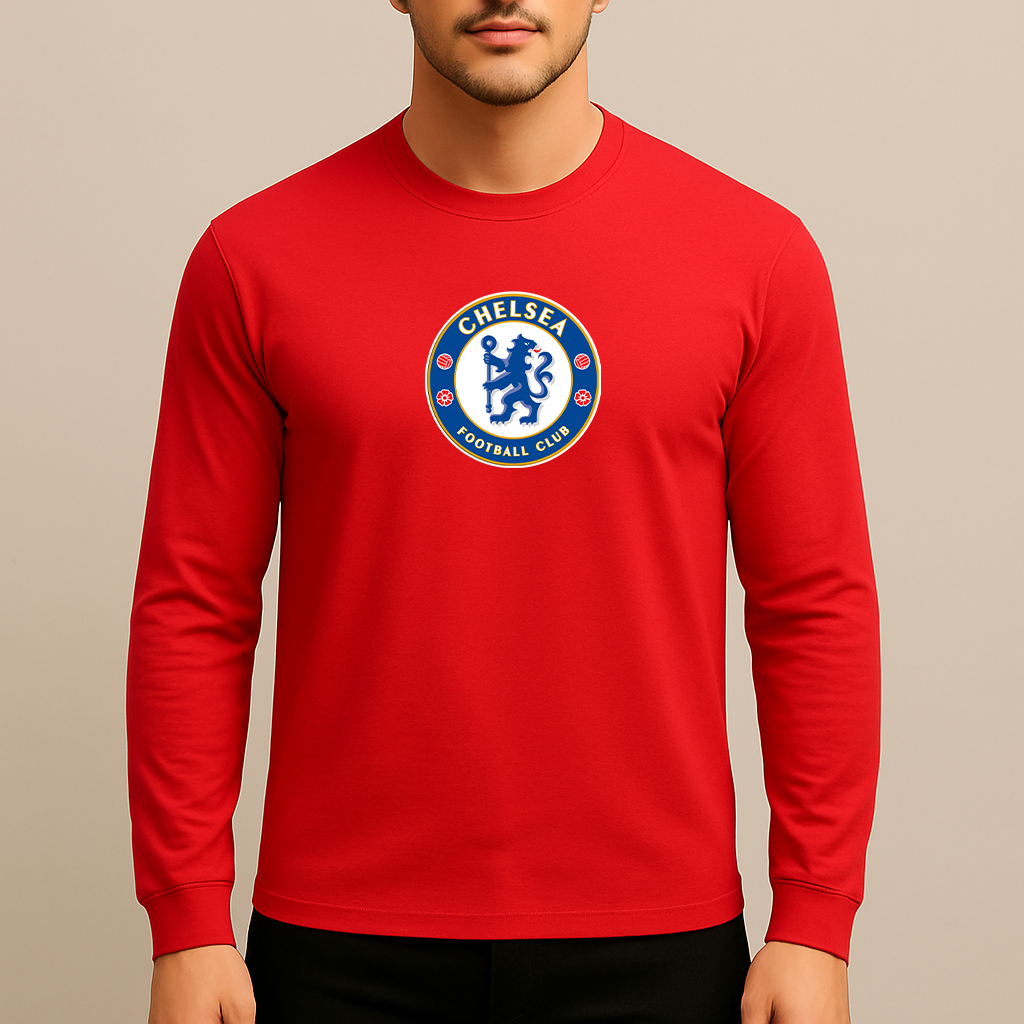 Men's Chelsea Soccer Long Sleeve T-Shirt