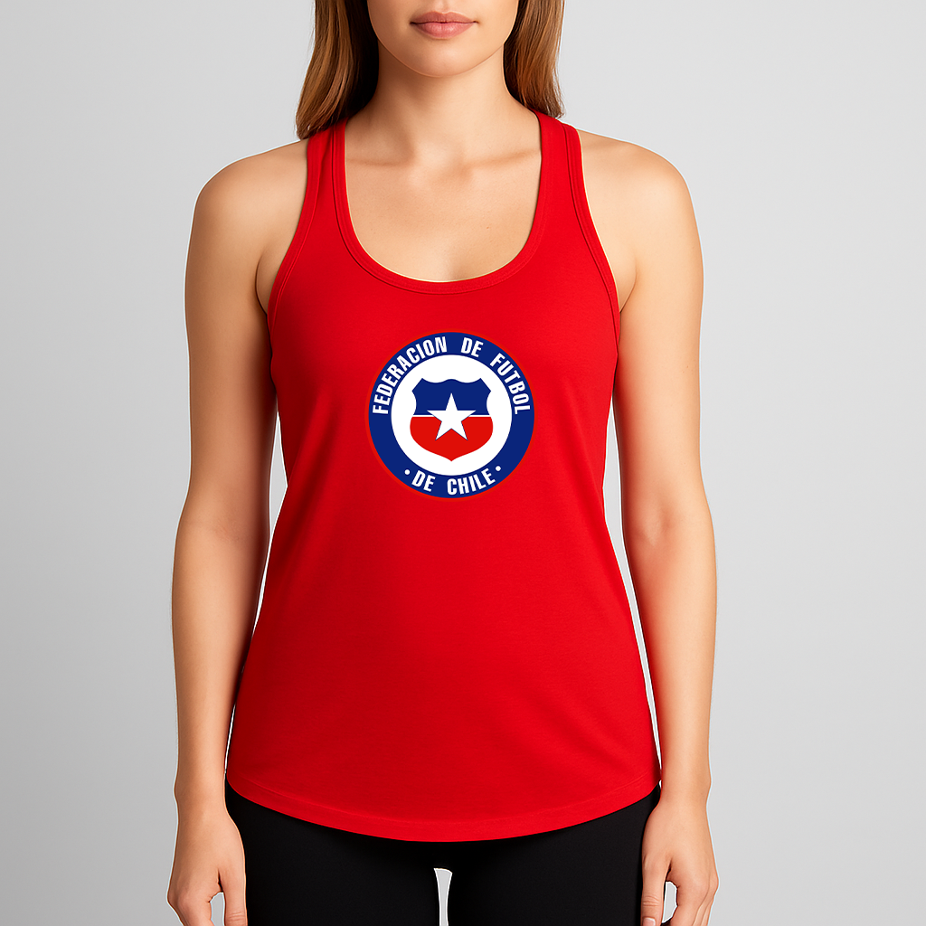 Women's Chile National Soccer Team Racerback Tank Top