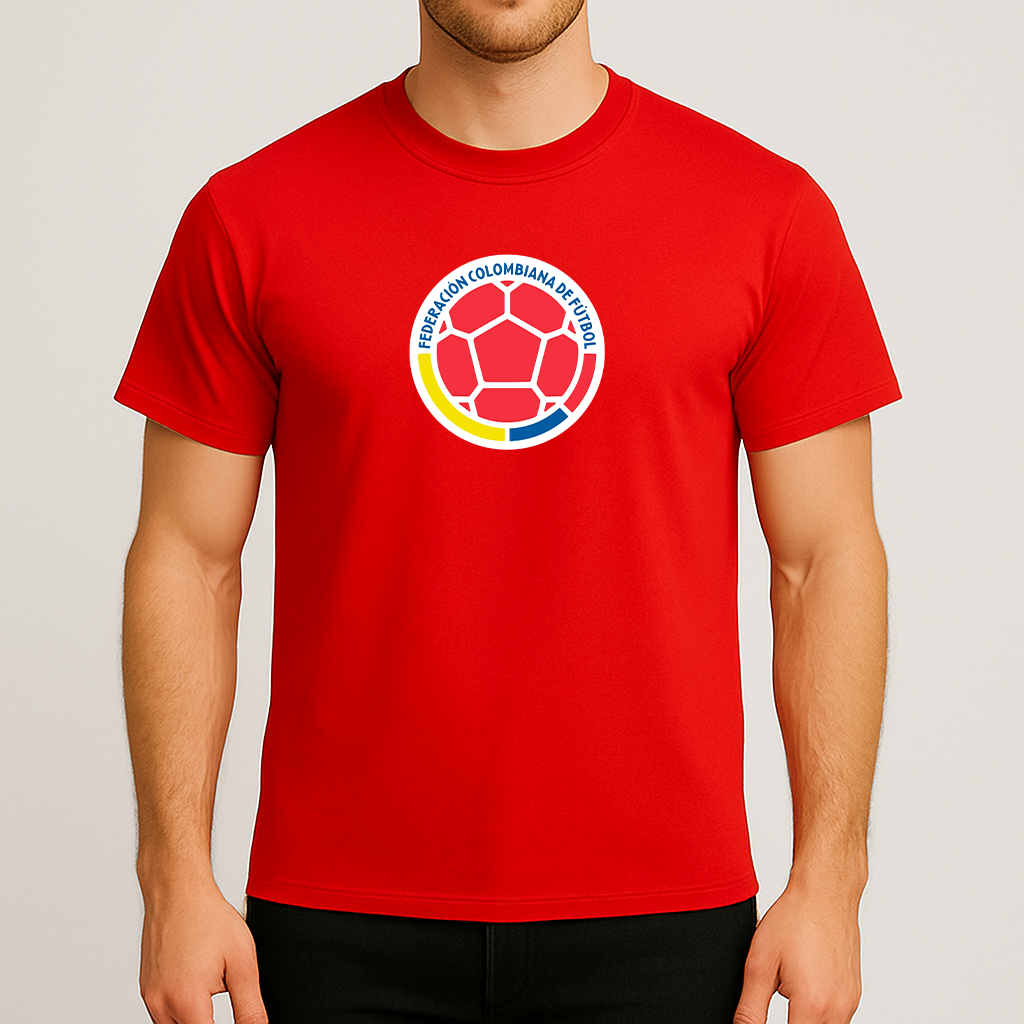 Men's Colombia National Soccer Team Cotton T-Shirt