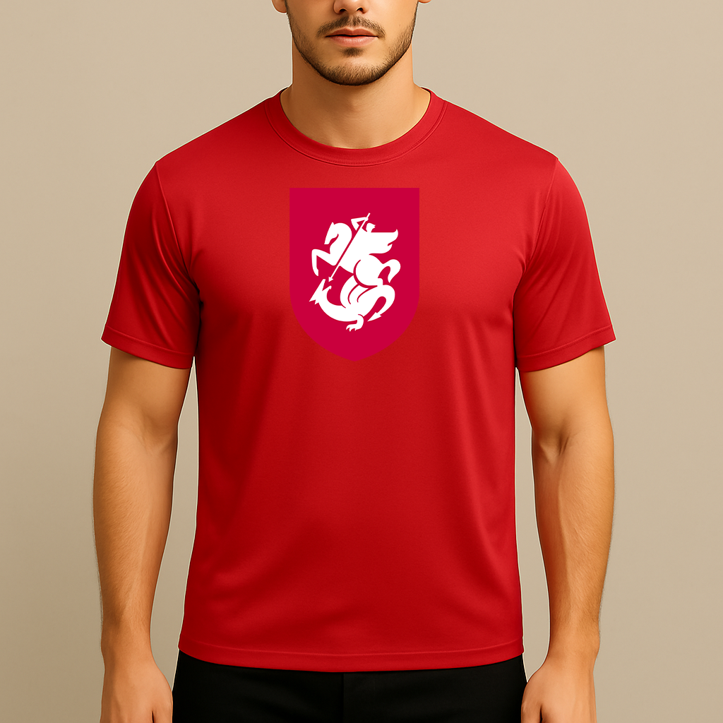 Men's Georgia National Soccer Team Polyester T-Shirt