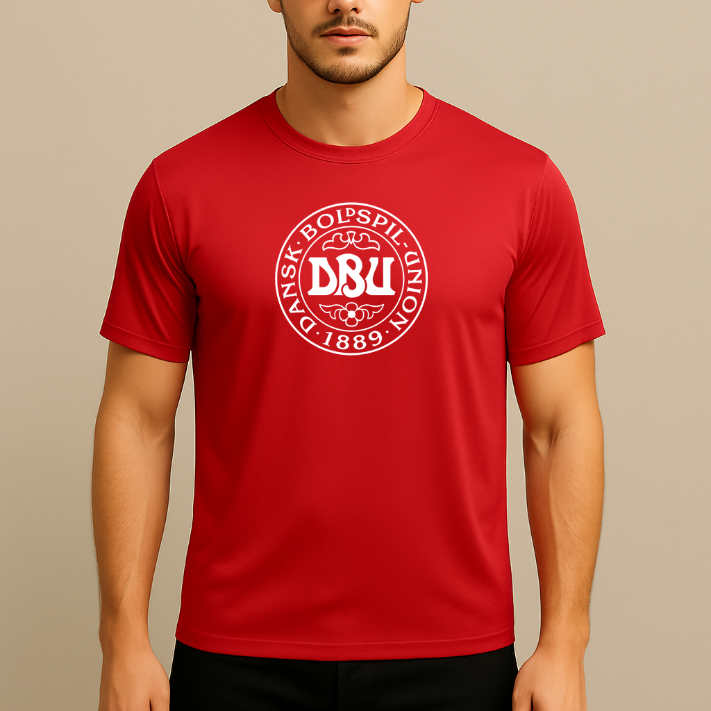 Men's Denmark Soccer Polyester T-Shirt