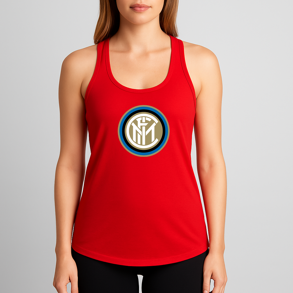 Women's Inter Milan Soccer Racerback Tank Top