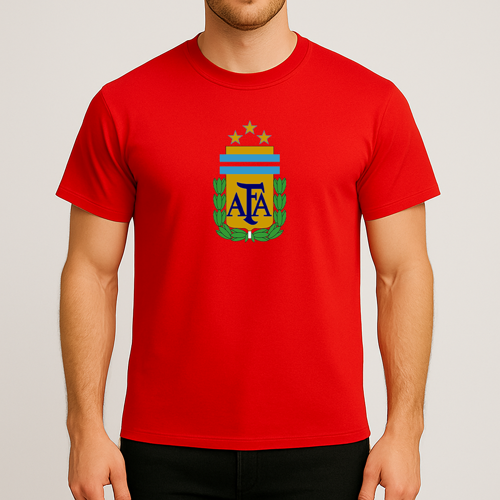 Men's Argentina National Soccer Team Cotton T-Shirt