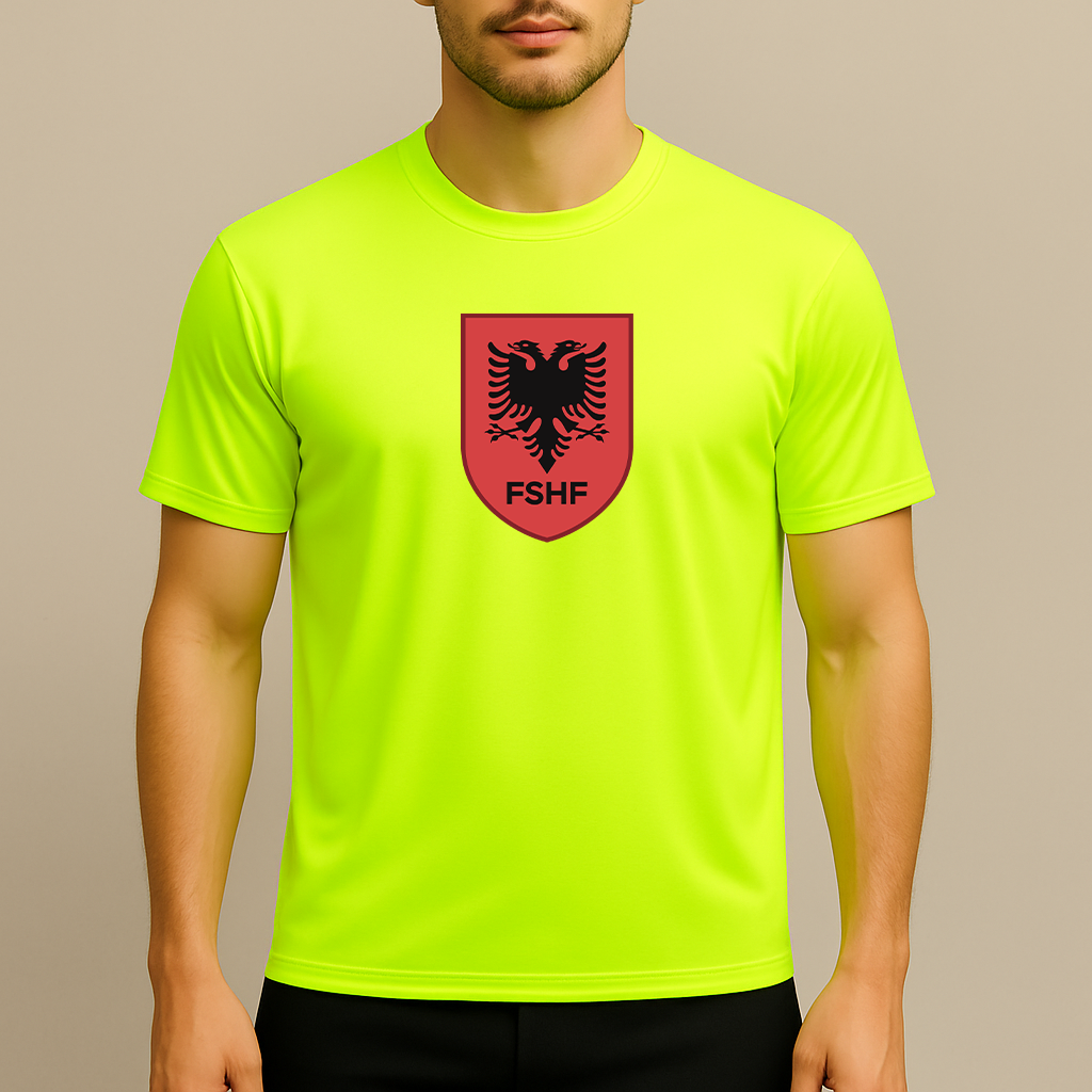 Men's Albania National Soccer Team Polyester T-Shirt