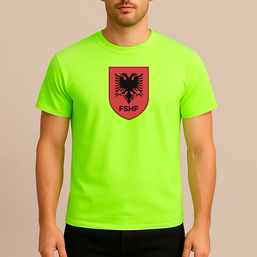 Men's Albania National Soccer Team Cotton T-Shirt