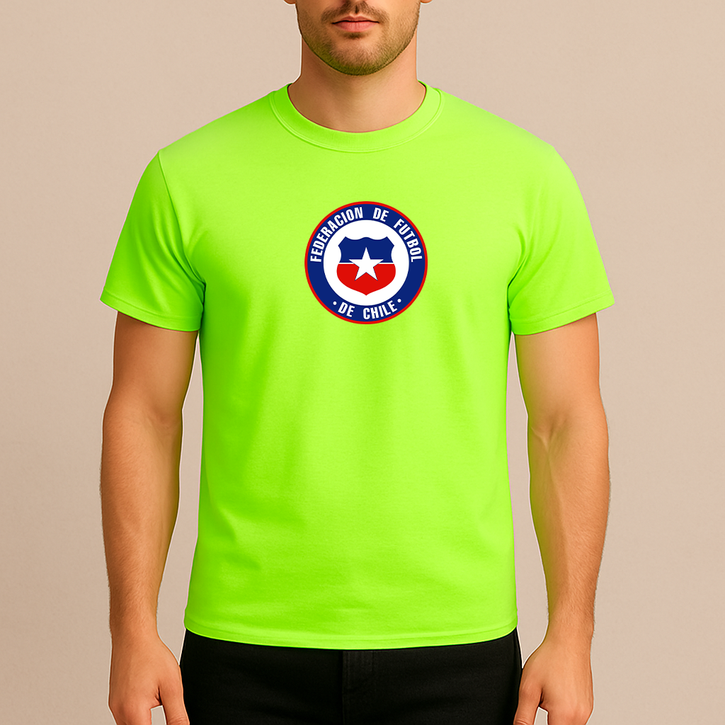 Men's Chile National Soccer Team Cotton T-Shirt
