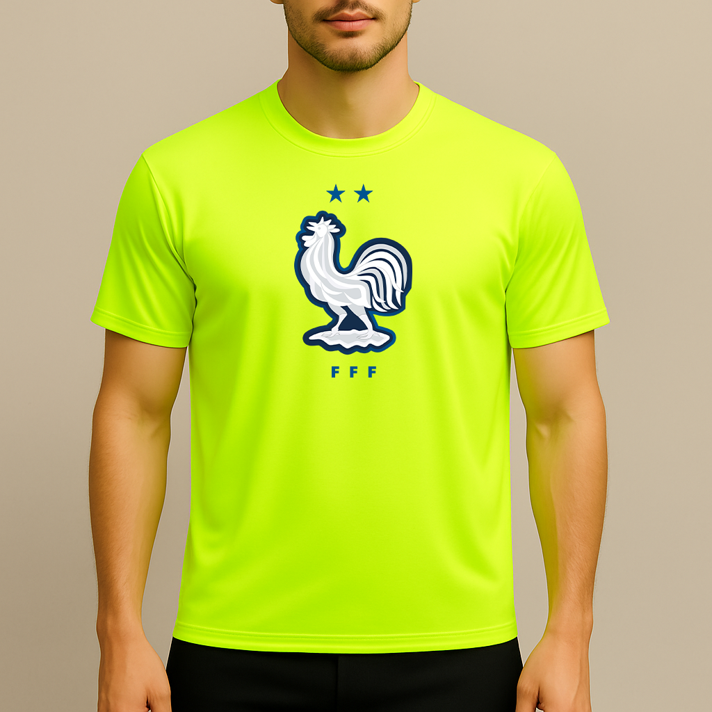 Men's France National Soccer Team Polyester T-Shirt