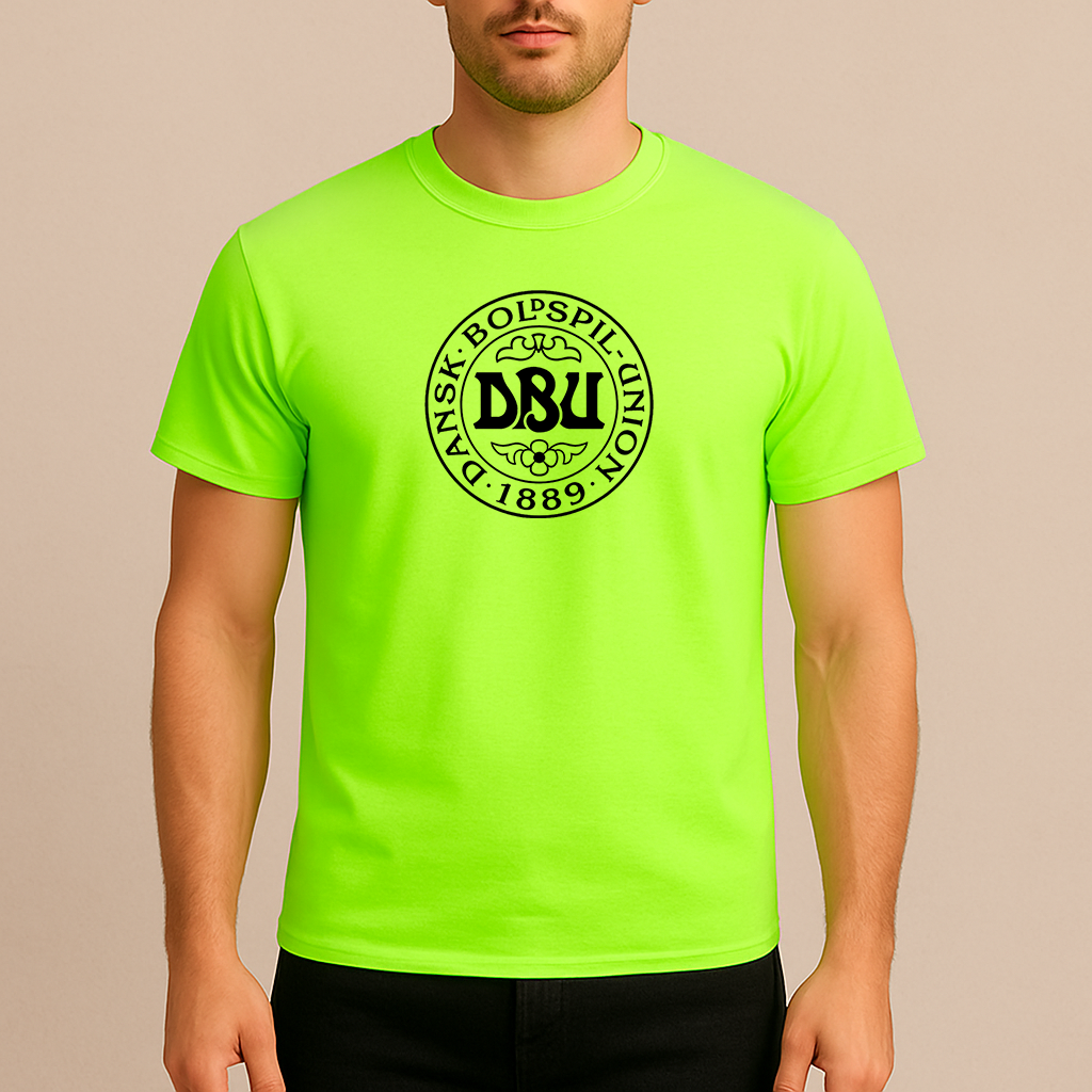 Men's Denmark Soccer Cotton T-Shirt