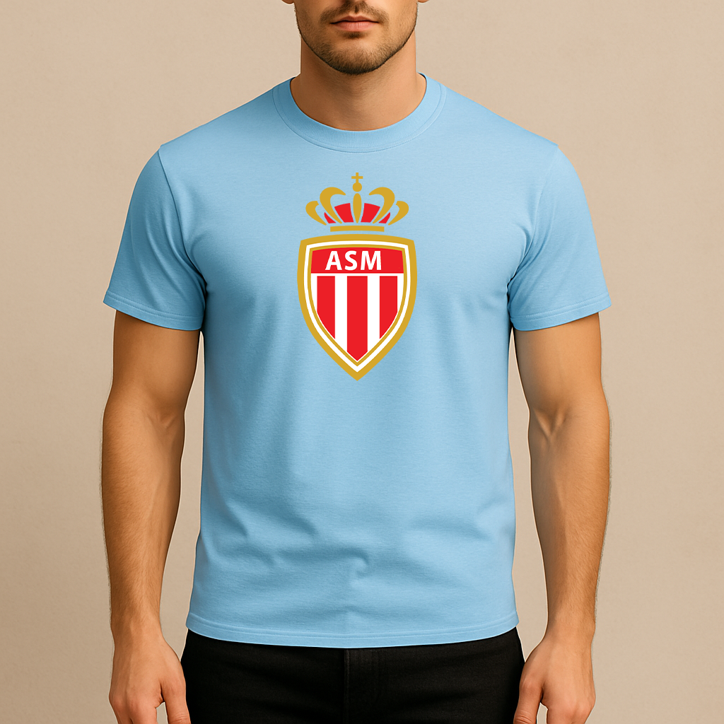 Men's AS Monaco FC Cotton T-Shirt