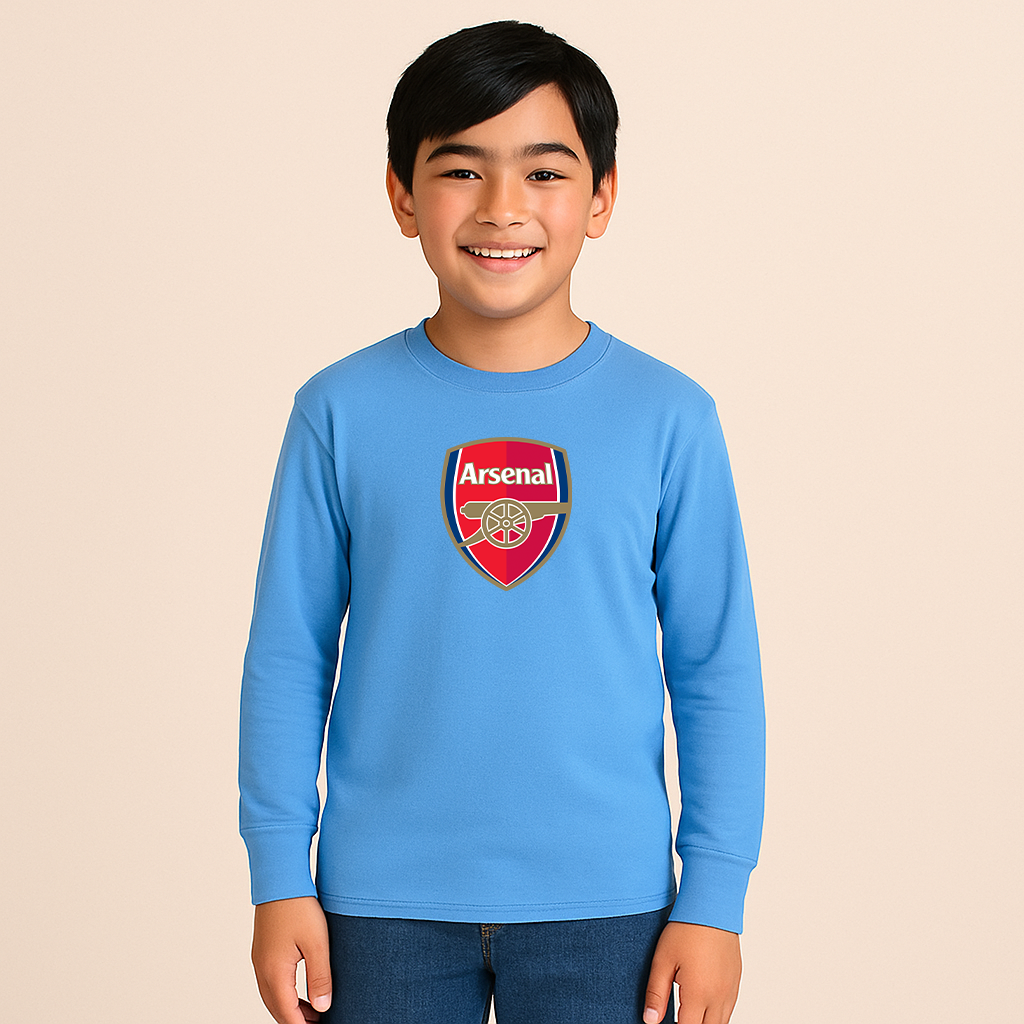 Youth Arsenal Soccer Long Sleeve T-Shirt