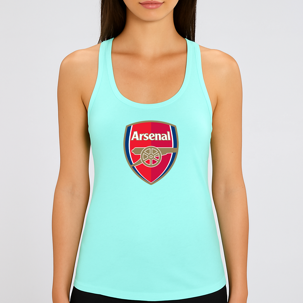 Women's Arsenal Soccer Racerback Tank Top