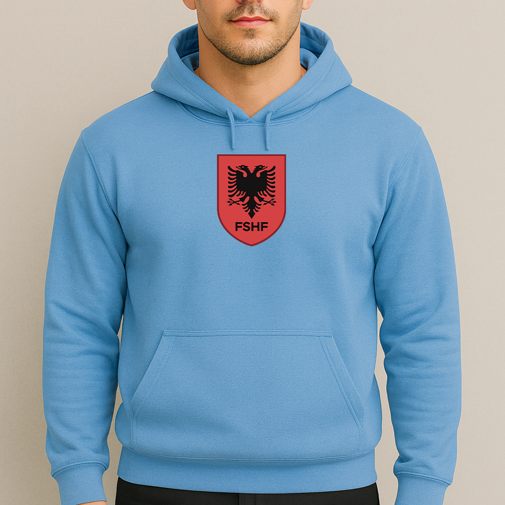 Men's Albania National Soccer Team Pullover Hoodie