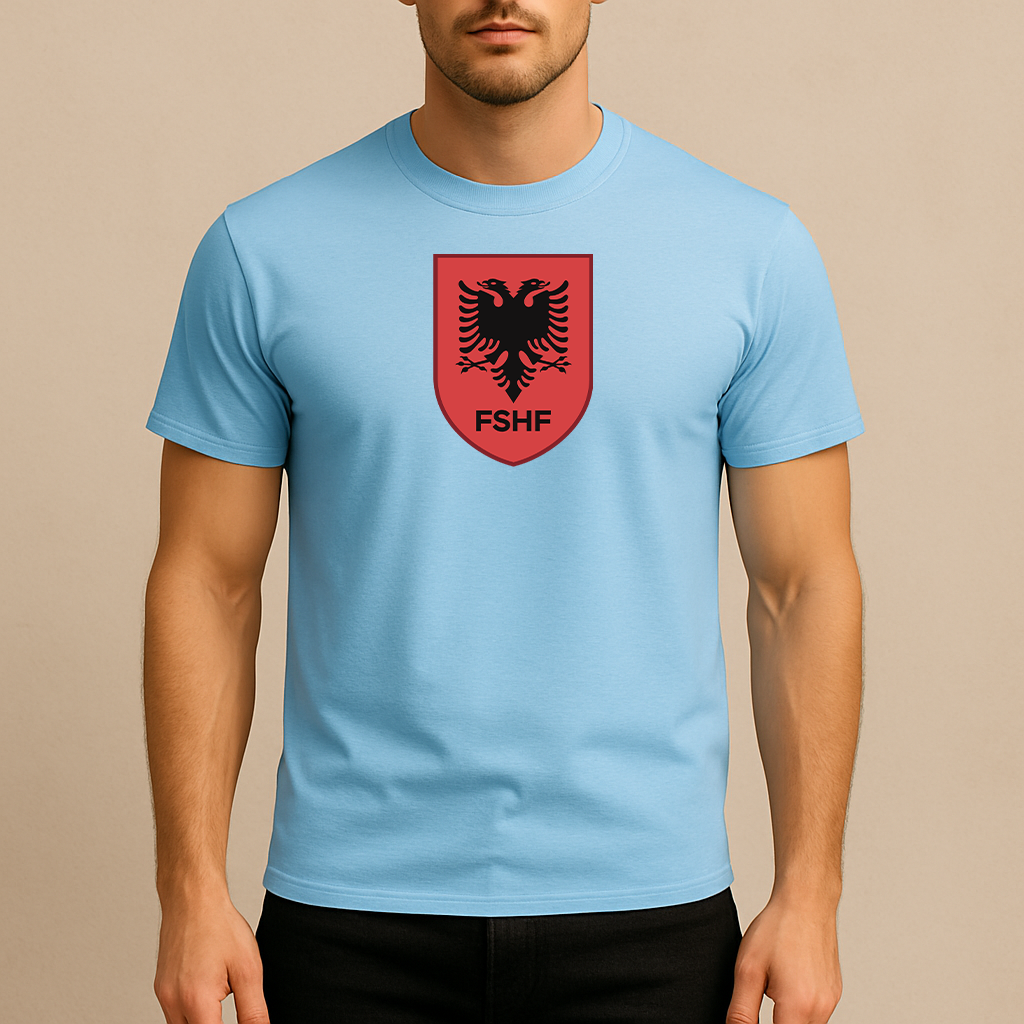 Men's Albania National Soccer Team Cotton T-Shirt