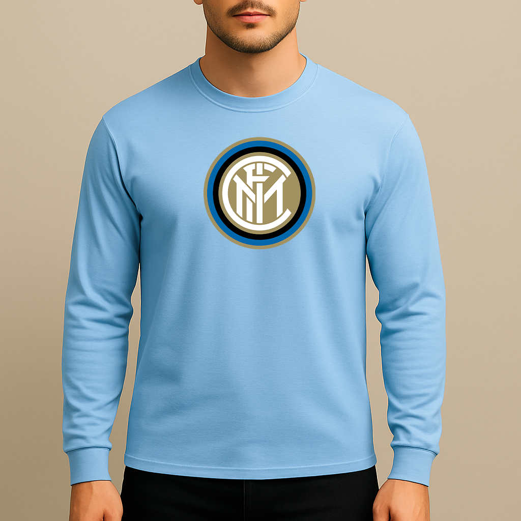 Men's Inter Milan Soccer Long Sleeve T-Shirt
