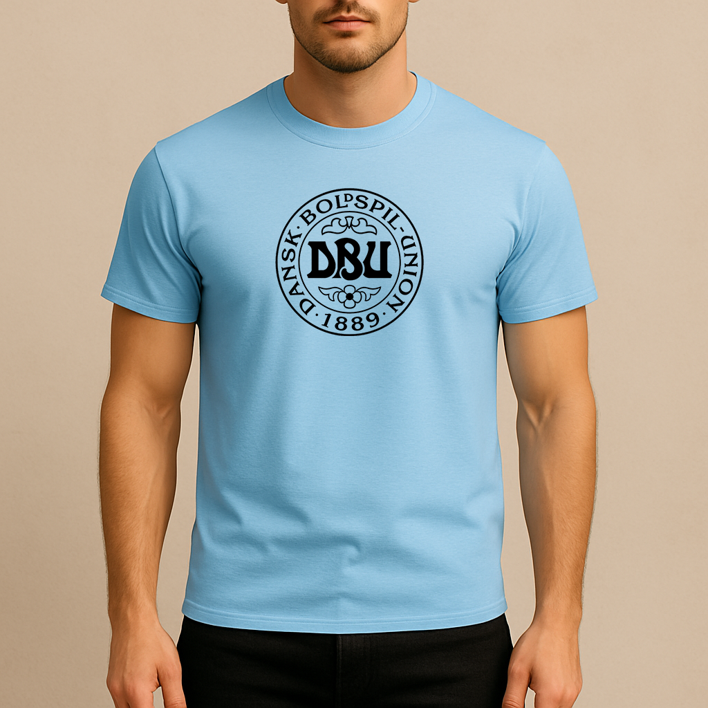Men's Denmark Soccer Cotton T-Shirt