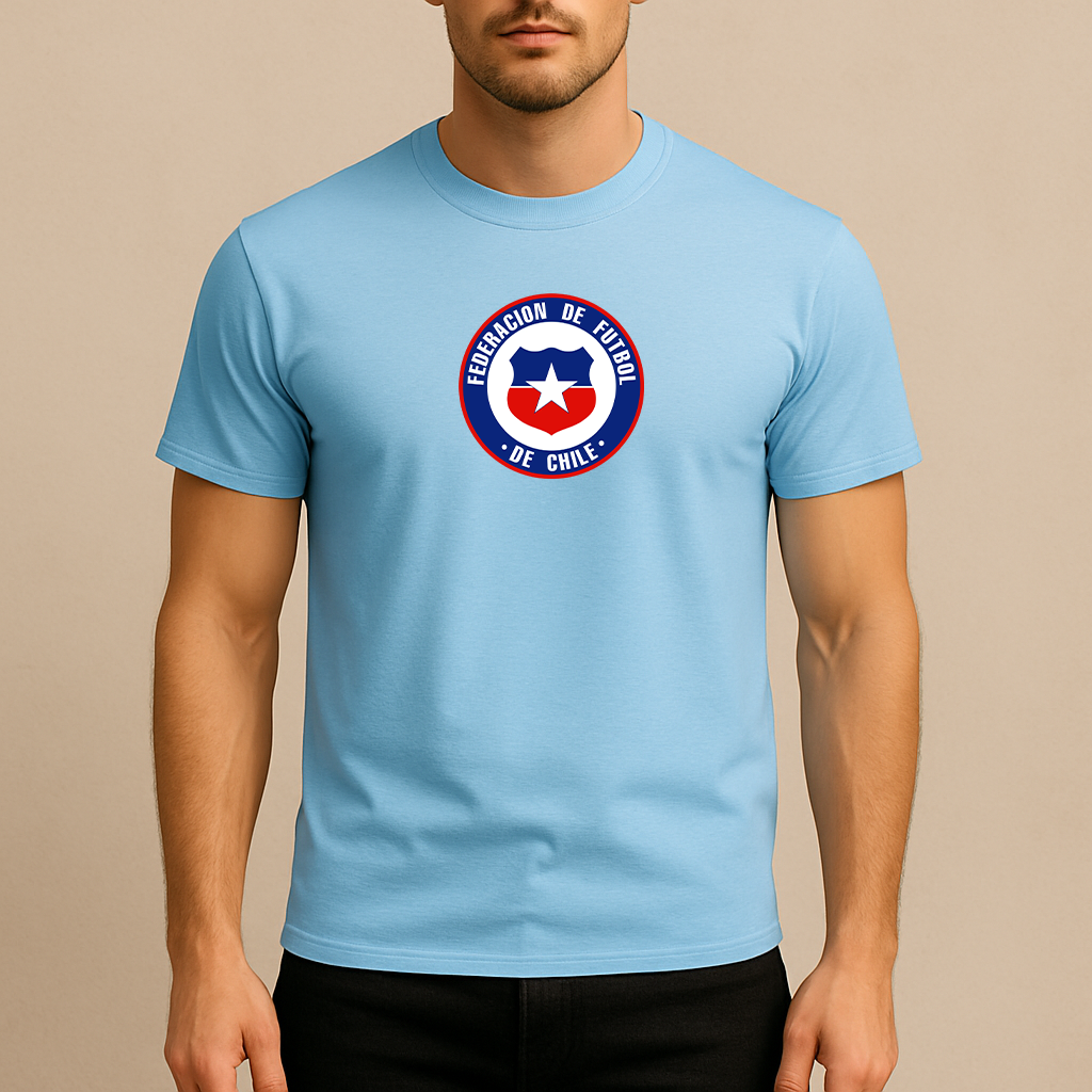 Men's Chile National Soccer Team Cotton T-Shirt