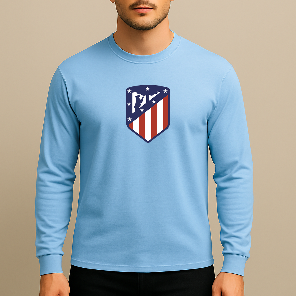 Men's Atletico Madrid FC Long Sleeve T-Shirt