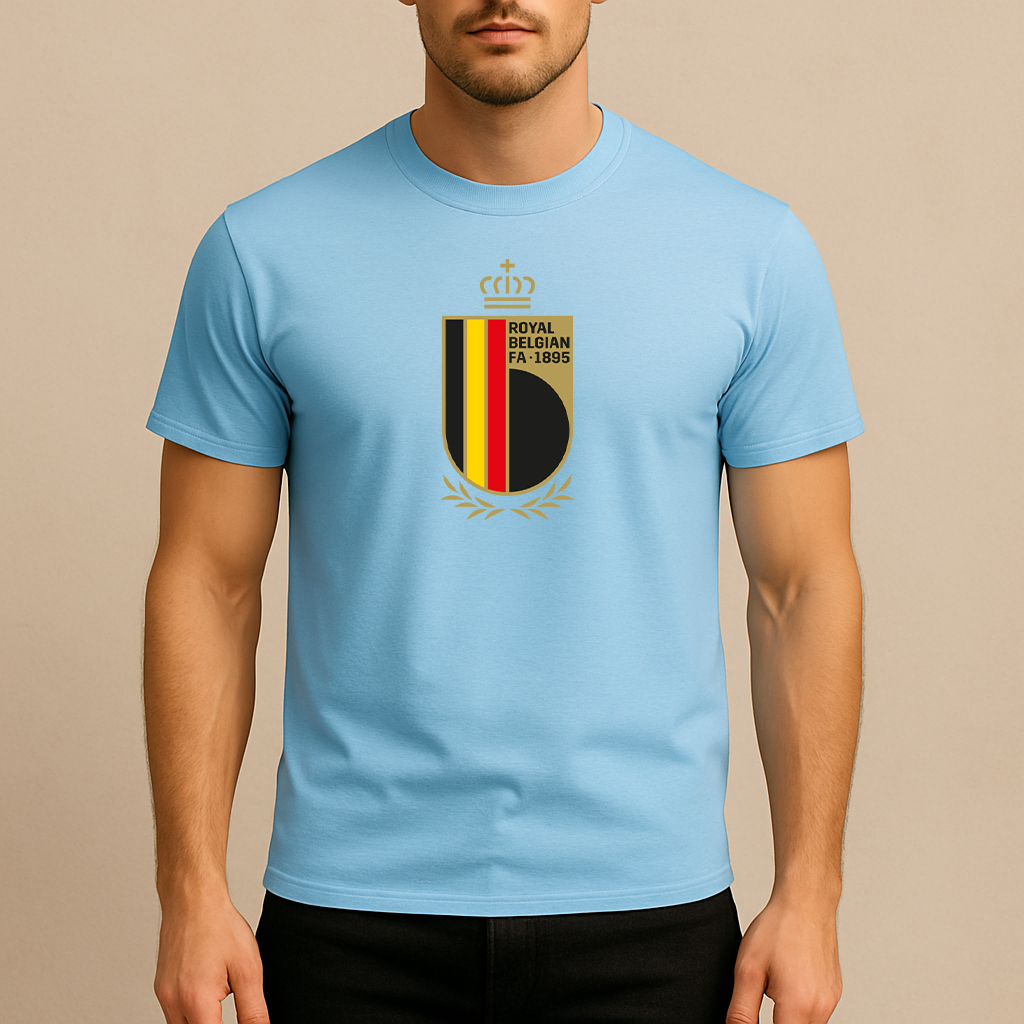 Men's Belgium National Soccer Team Cotton T-Shirt