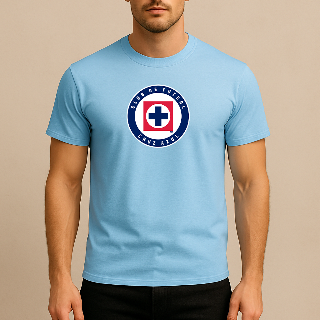 Men's Cruz Azul Football Club Cotton T-Shirt