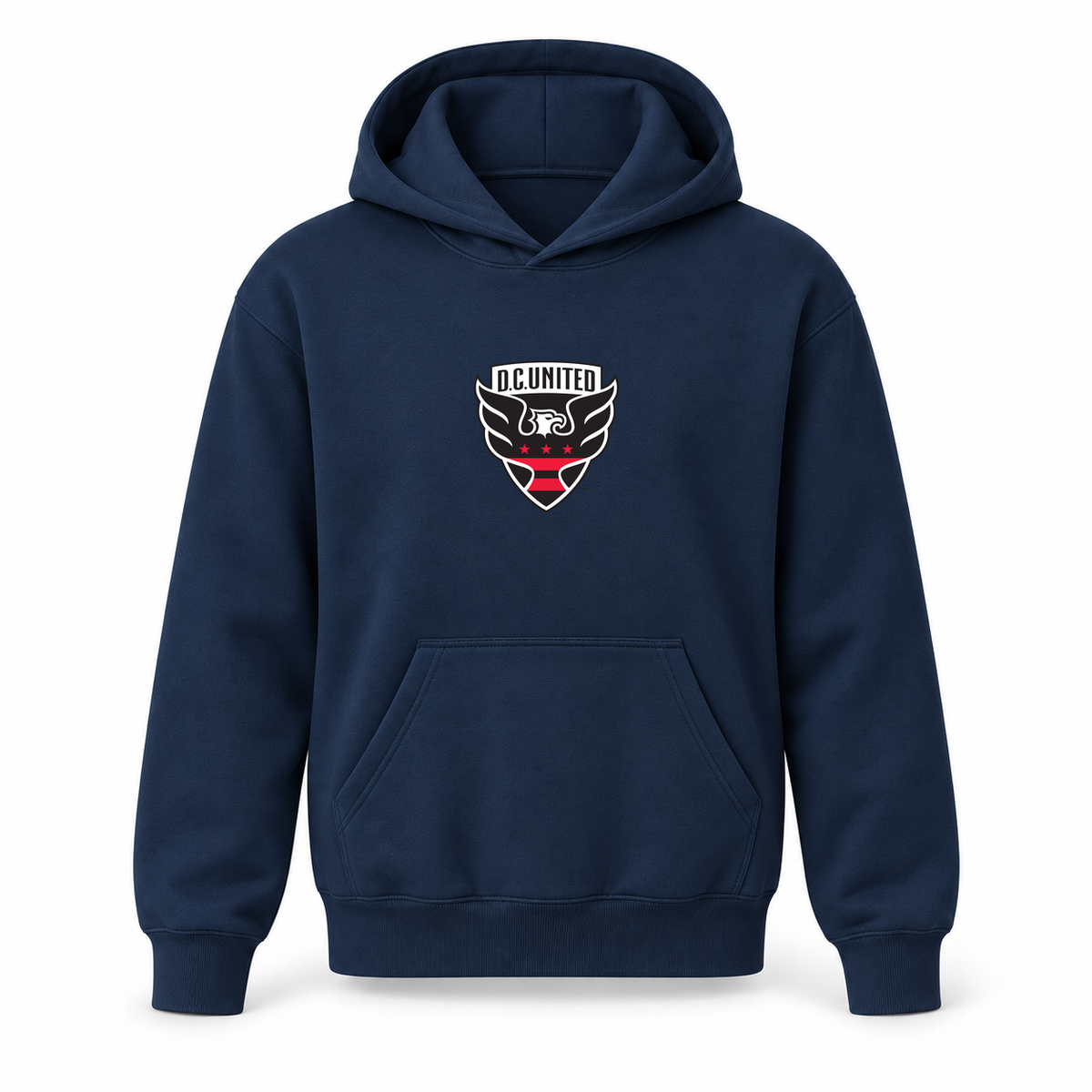 Youth Kids D.C. United FC Pullover Hoodie | Color: Navy | Refreshed youth hoodie, original Drive artwork