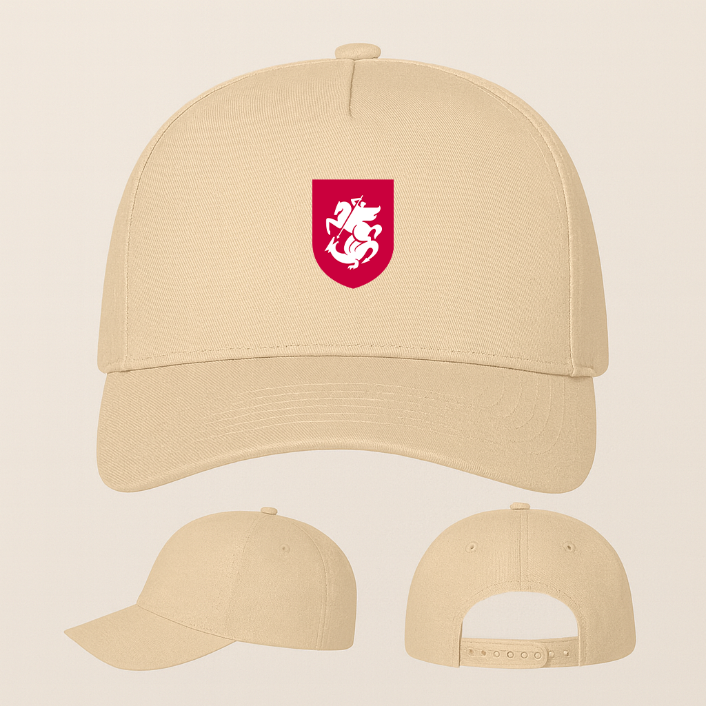 Georgia National Soccer Team Five Panel Twill Snapback Cap