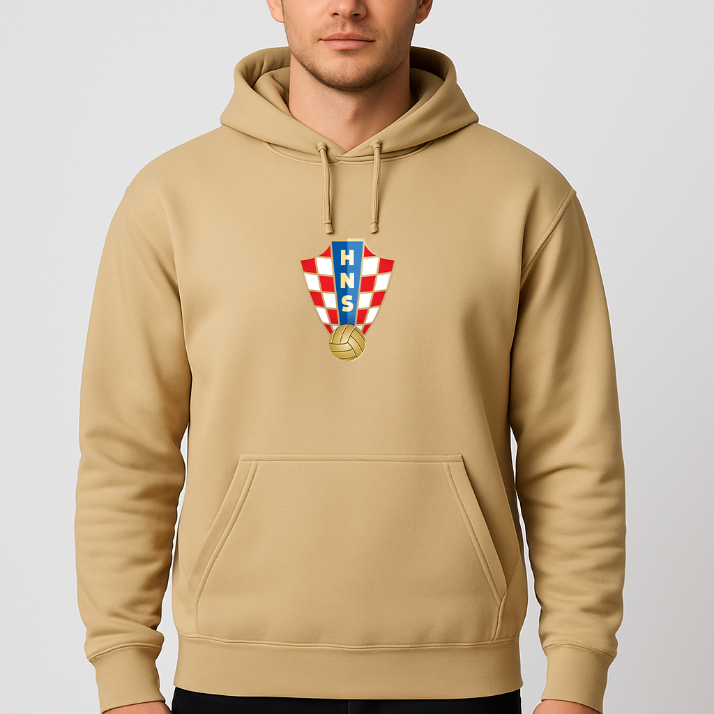 Men's Croatia National Soccer Team Pullover Hoodie
