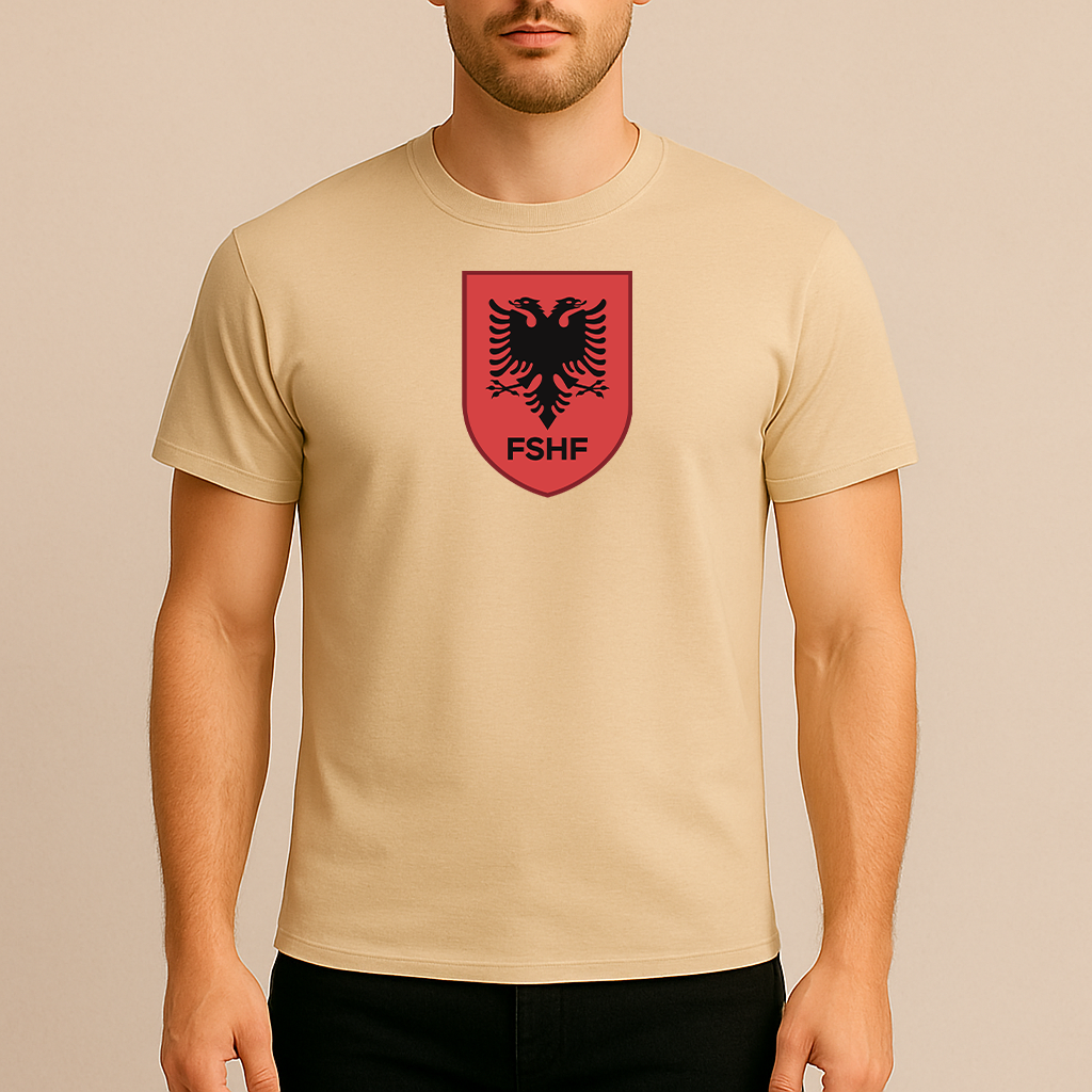 Men's Albania National Soccer Team Cotton T-Shirt
