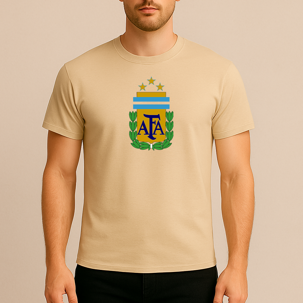 Men's Argentina National Soccer Team Cotton T-Shirt