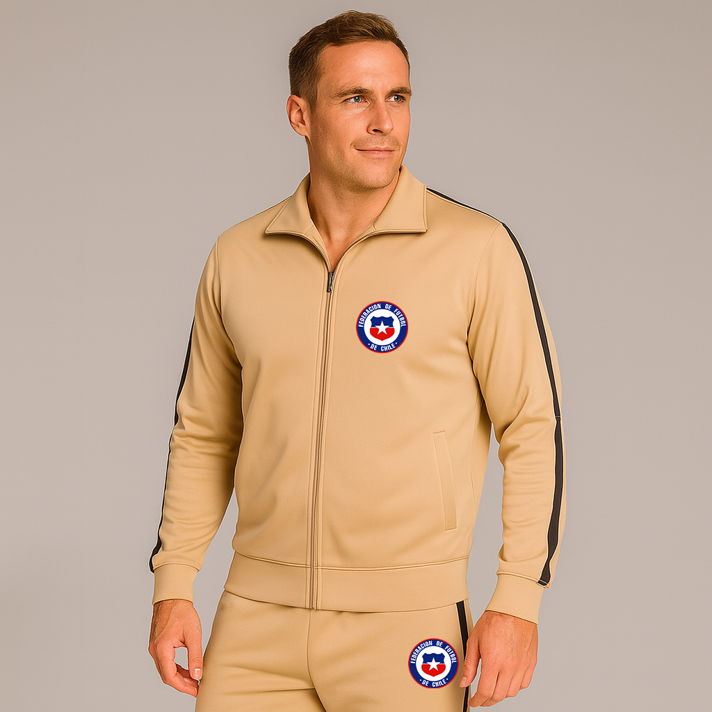 Men's Chile National Soccer Team Dri-Fit TrackSuit