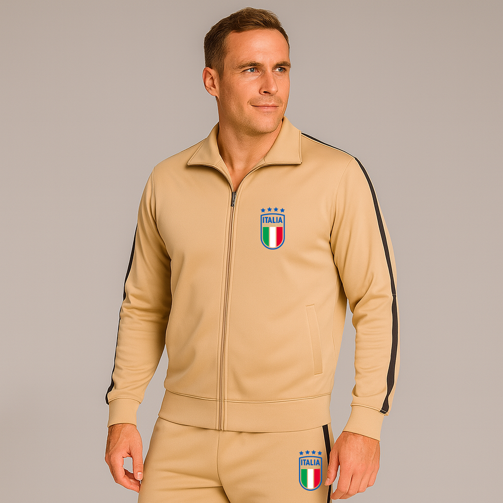 Men's Italy National Soccer Team Dri-Fit TrackSuit