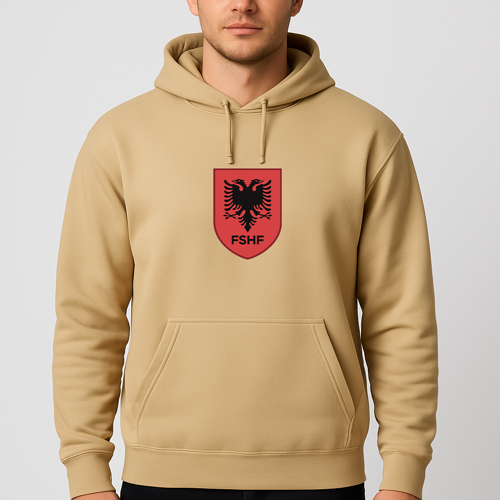 Men's Albania National Soccer Team Pullover Hoodie
