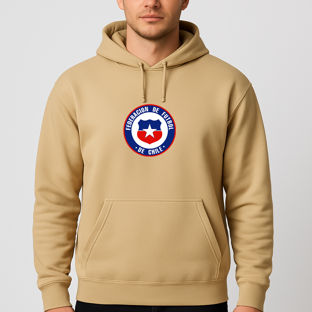 Men's Chile National Soccer Team Pullover Hoodie
