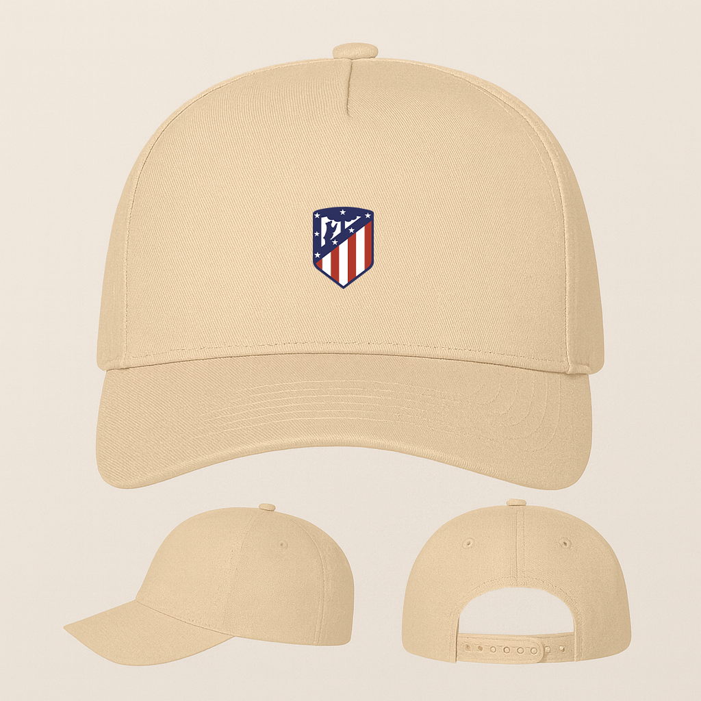Atletico Madrid FC Five Panel Twill Snapback Cap