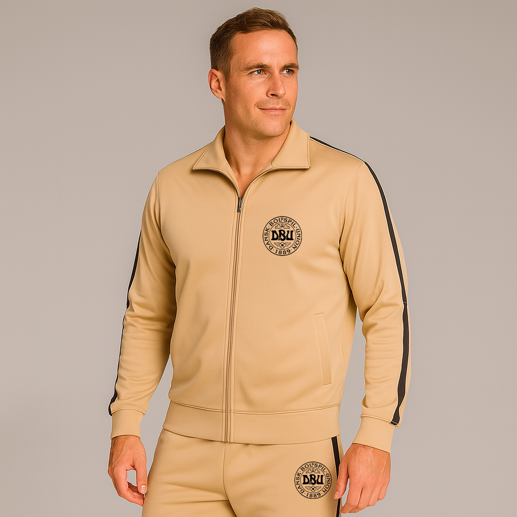 Men's Denmark Soccer Logo Dri-Fit TrackSuit