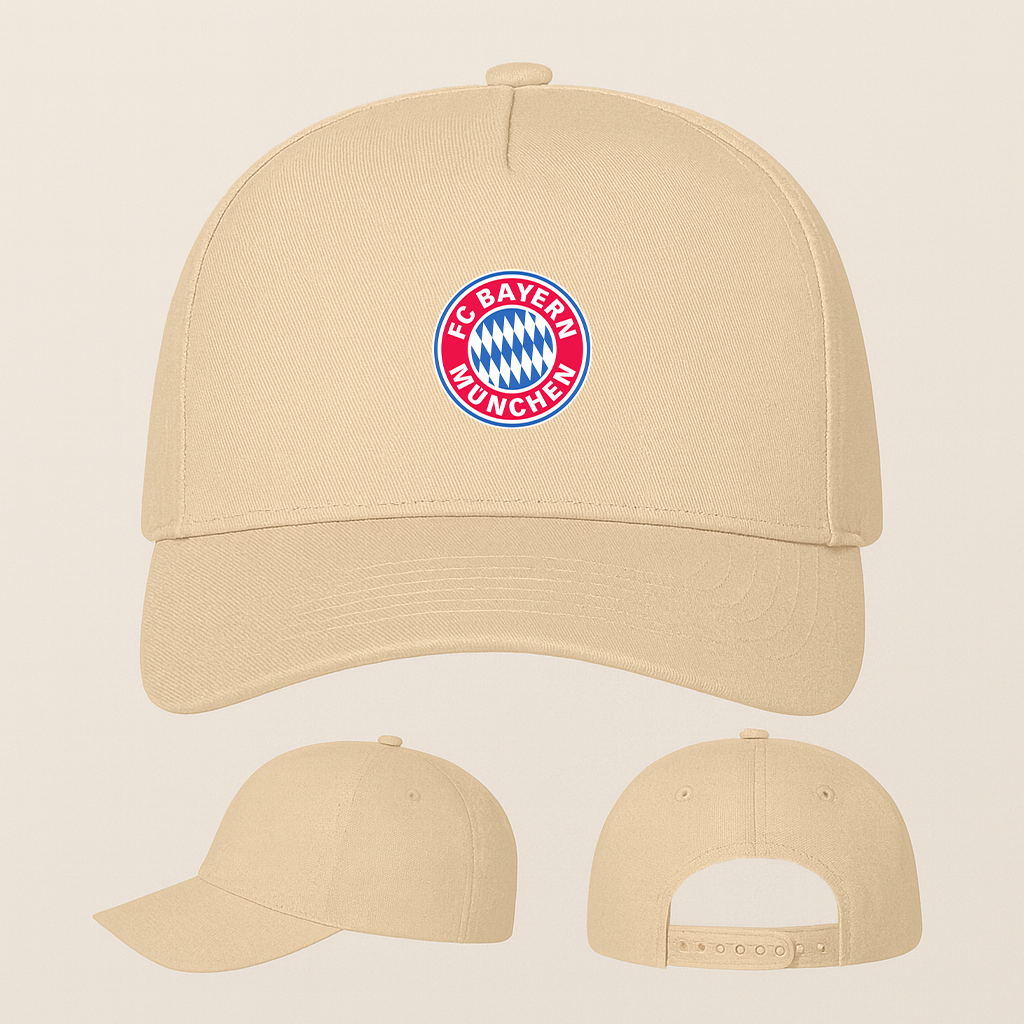 F.C. Bayern Munchen Soccer Five Panel Twill Snapback Cap